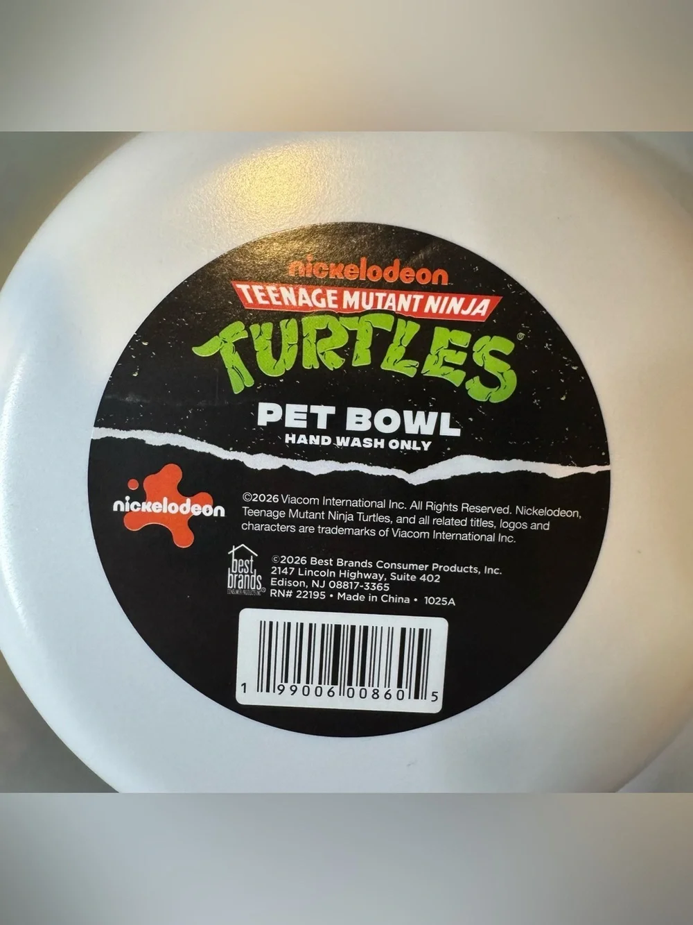 Teenage Mutant Ninja Turtles pet dog Bowl - Green Graphic novelty feeding